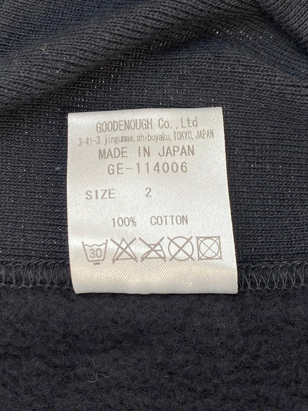 【中古品】【メンズ】 GOODENOUGH グッドイナフ WORKING CLASS HOODIE GE-114006 ワキング クラス フーディ パーカー メンズ トップス 142-251205-em-20-min サイズ：2 カラー：ブラック 万代Net店