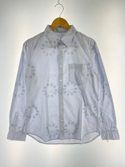 【中古品】【メンズ】 GOODENOUGH グッドイナフ LS SHIRT GE-123003 長袖 シャツ メンズ トップス 総柄 日本製 コットン 142-251205-em-17-min サイズ：2 カラー：ライトグレー 万代Net店