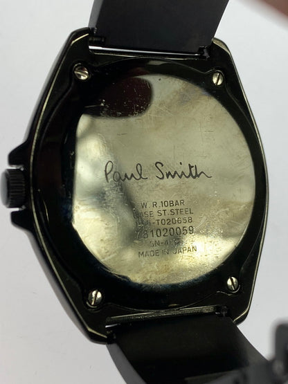 【中古品】【レディース】 Paul Smith ポール・スミス クローズドアイズ デイト クォーツウォッチ 1116-T020658 腕時計 レディース 197-251205-em-10-min カラー：ブルー 万代Net店