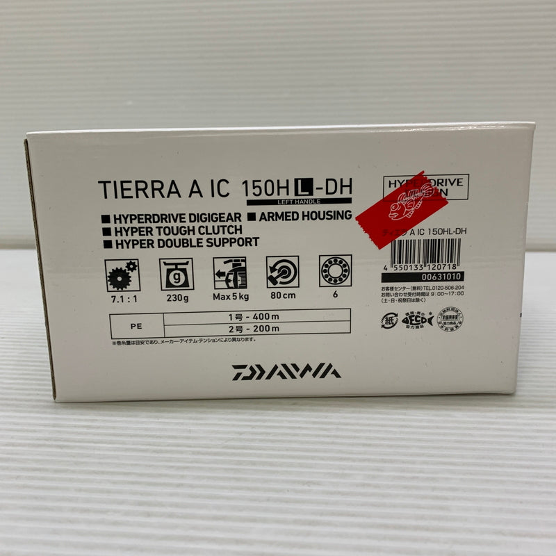 【中古品】 DAIWA ダイワ 21TIERRA ティエラ A IC 150HL-DH LEFT HANDLE ベイトリール 釣り フィッシング 釣り道具 134-260427-em-10-min 万代Net店