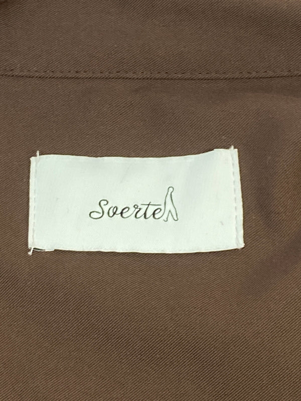 【中古品】【メンズ】 SOERTE ソエルテ SOSTR0423001 OVERSIZE STUDS WESTERN SHIRT オーバーサイズスタッズウエスタンシャツ 140-260725-zi-03-min サイズ：2 カラー：ブラウン 万代Net店