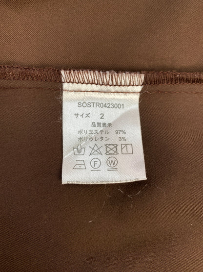 【中古品】【メンズ】 SOERTE ソエルテ SOSTR0423001 OVERSIZE STUDS WESTERN SHIRT オーバーサイズスタッズウエスタンシャツ 140-260725-zi-03-min サイズ：2 カラー：ブラウン 万代Net店