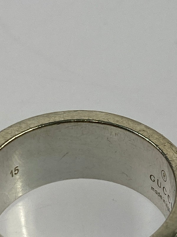 【中古品】【メンズ】 GUCCI グッチ ブランデッド Gリング 032660 指輪 アクセサリー シルバー 925 182-251208-em-35-min カラー：シルバー 万代Net店