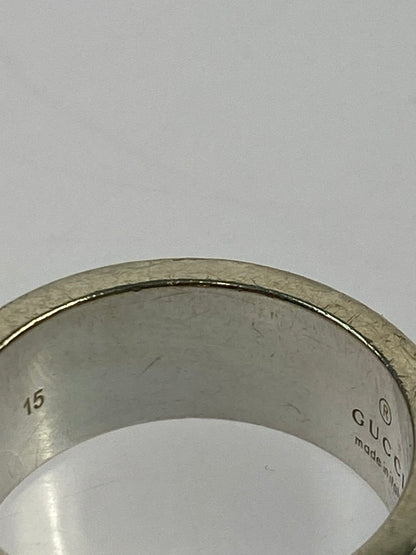 【中古品】【メンズ】 GUCCI グッチ ブランデッド Gリング 032660 指輪 アクセサリー シルバー 925 182-251208-em-35-min カラー：シルバー 万代Net店