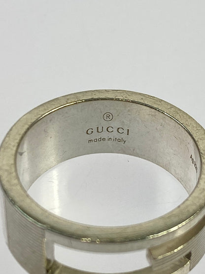 【中古品】【メンズ】 GUCCI グッチ ブランデッド Gリング 032660 指輪 アクセサリー シルバー 925 182-251208-em-35-min カラー：シルバー 万代Net店