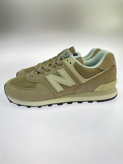 【中古美品】【メンズ】 NEW BALANCE ニューバランス U574WO2 スニーカー メンズ シューズ 靴 スエード メッシュ 163-251208-em-26-min サイズ：27.0cm カラー：BEIGE with OFF WHITE 万代Net店