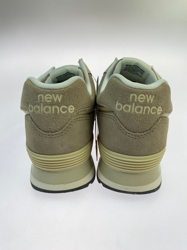 【中古美品】【メンズ】 NEW BALANCE ニューバランス U574WO2 スニーカー メンズ シューズ 靴 スエード メッシュ 163-251208-em-26-min サイズ：27.0cm カラー：BEIGE with OFF WHITE 万代Net店