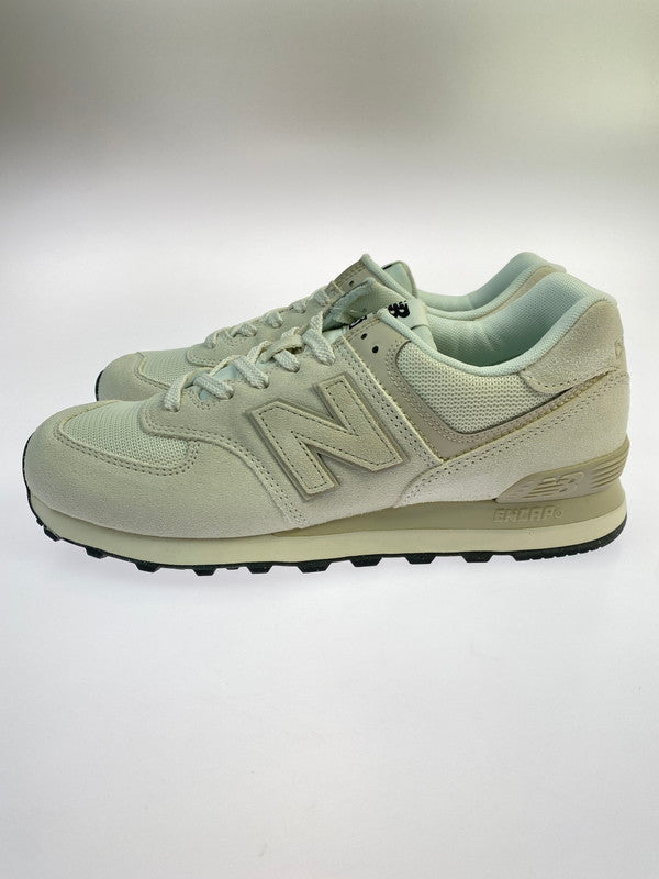 【中古美品】【メンズ】 NEW BALANCE ニューバランス U574OF2 ローカットスニーカー メンズ シューズ 靴 スエード メッシュアッパー 163-251208-em-28-min サイズ：27.0cm カラー：OFF WHITE 万代Net店