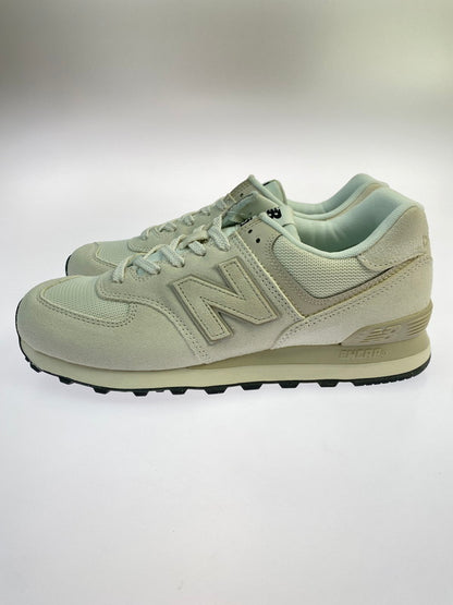 【中古美品】【メンズ】 NEW BALANCE ニューバランス U574OF2 ローカットスニーカー メンズ シューズ 靴 スエード メッシュアッパー 163-251208-em-28-min サイズ：27.0cm カラー：OFF WHITE 万代Net店