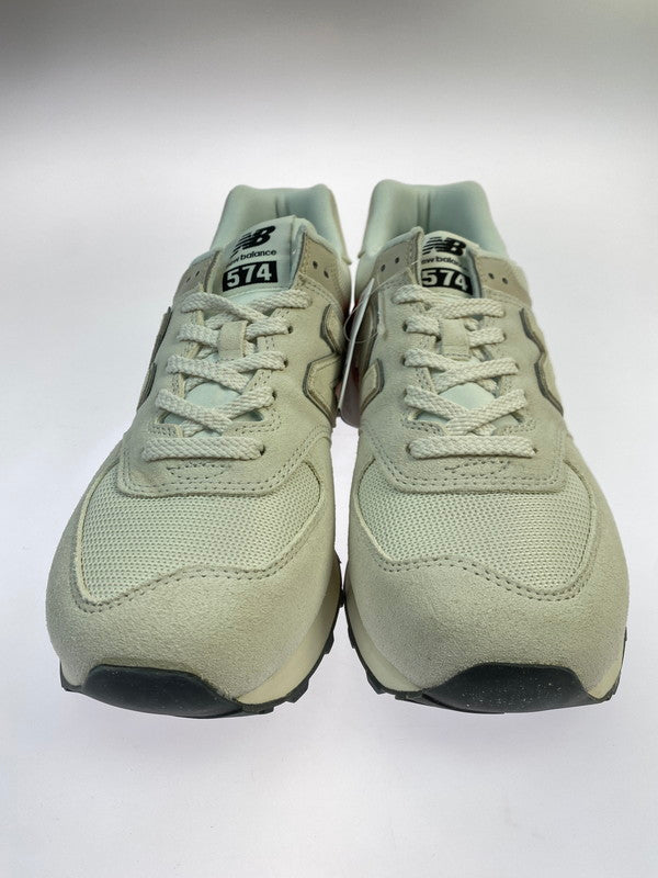 【中古美品】【メンズ】 NEW BALANCE ニューバランス U574OF2 ローカットスニーカー メンズ シューズ 靴 スエード メッシュアッパー 163-251208-em-28-min サイズ：27.0cm カラー：OFF WHITE 万代Net店