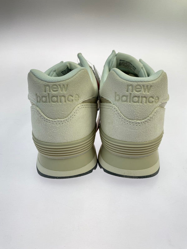 【中古美品】【メンズ】 NEW BALANCE ニューバランス U574OF2 ローカットスニーカー メンズ シューズ 靴 スエード メッシュアッパー 163-251208-em-28-min サイズ：27.0cm カラー：OFF WHITE 万代Net店