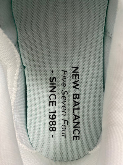 【中古美品】【メンズ】 NEW BALANCE ニューバランス U574OF2 ローカットスニーカー メンズ シューズ 靴 スエード メッシュアッパー 163-251208-em-28-min サイズ：27.0cm カラー：OFF WHITE 万代Net店