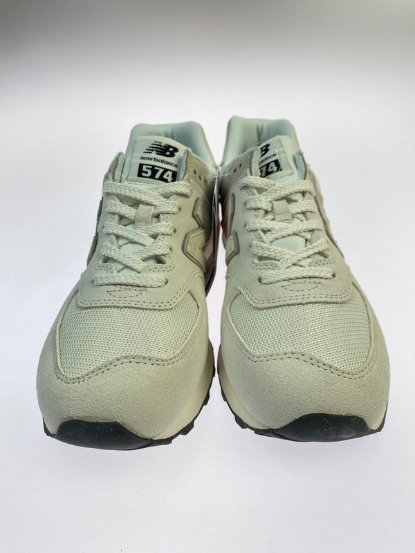 【中古美品】【メンズ】 NEW BALANCE ニューバランス U574OF2 ローカットスニーカー メンズ シューズ 靴 スエード メッシュアッパー 163-251208-em-27-min サイズ：27.0cm カラー：OFF WHITE 万代Net店