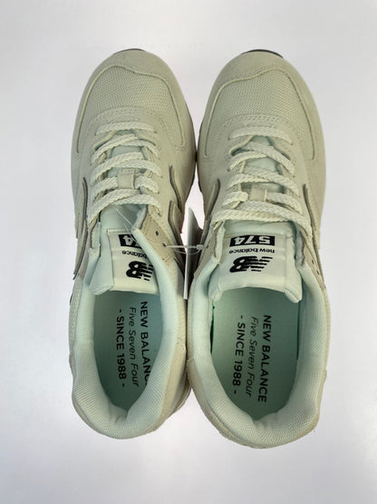 【中古美品】【メンズ】 NEW BALANCE ニューバランス U574OF2 ローカットスニーカー メンズ シューズ 靴 スエード メッシュアッパー 163-251208-em-27-min サイズ：27.0cm カラー：OFF WHITE 万代Net店