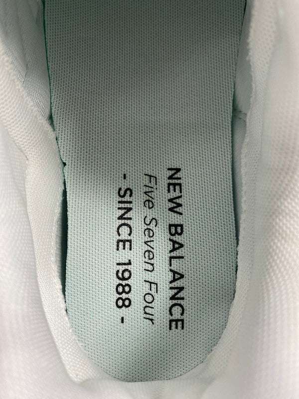 【中古美品】【メンズ】 NEW BALANCE ニューバランス U574OF2 ローカットスニーカー メンズ シューズ 靴 スエード メッシュアッパー 163-251208-em-27-min サイズ：27.0cm カラー：OFF WHITE 万代Net店