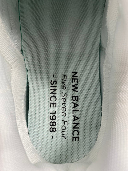 【中古美品】【メンズ】 NEW BALANCE ニューバランス U574OF2 ローカットスニーカー メンズ シューズ 靴 スエード メッシュアッパー 163-251208-em-27-min サイズ：27.0cm カラー：OFF WHITE 万代Net店