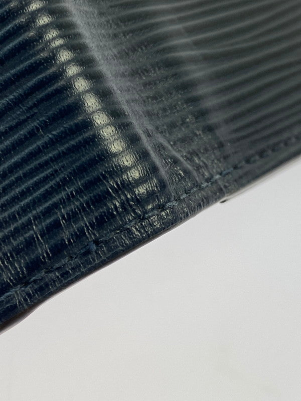 【中古品】【メンズ/レディース】 LOUIS VUITTON ルイ・ヴィトン ポルトフォイユ ブラザ M61816 CA0271 エピ 長財布 ロング ウォレット 179-251208-em-30-min カラー：ブルーマリーヌ（ネイビー） 万代Net店