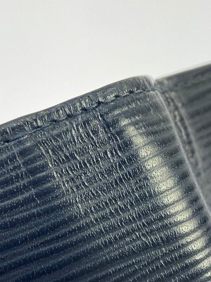 【中古品】【メンズ/レディース】 LOUIS VUITTON ルイ・ヴィトン ポルトフォイユ ブラザ M61816 CA0271 エピ 長財布 ロング ウォレット 179-251208-em-30-min カラー：ブルーマリーヌ（ネイビー） 万代Net店