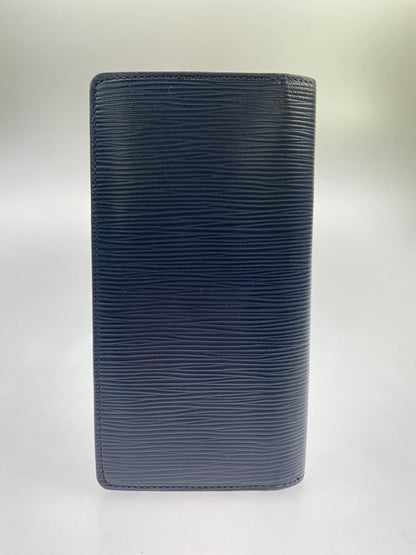 【中古品】【メンズ/レディース】 LOUIS VUITTON ルイ・ヴィトン ポルトフォイユ ブラザ M61816 CA0271 エピ 長財布 ロング ウォレット 179-251208-em-30-min カラー：ブルーマリーヌ（ネイビー） 万代Net店