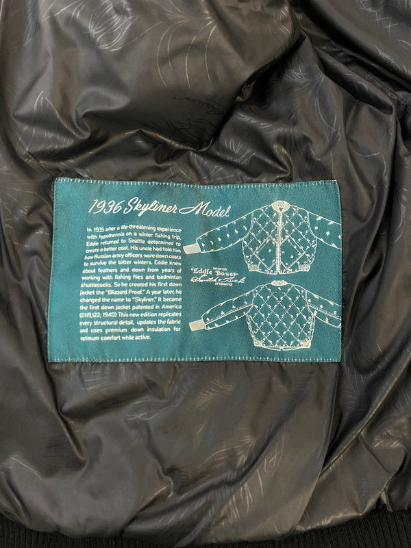 【中古品】【メンズ】 EDDIE BAUER エディーバウアー スカイライナー 日の出タグ復刻 キルティング ダウン ジャケット メンズ アウター 144-251205-em-44-min サイズ：S カラー：グレー 万代Net店