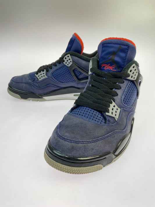【中古品】【メンズ/レディース】 NIKE ナイキ AIR JORDAN 4 RETRO WNTR CQ9597-401 エアジョーダン4 レトロ WNTR スニーカー シューズ 靴 166-251208-em-24-min サイズ：25.0ｃｍ カラー：ロイヤルブルー/ホワイト/ブラック 万代Net店
