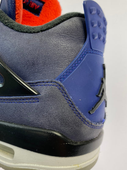 【中古品】【メンズ/レディース】 NIKE ナイキ AIR JORDAN 4 RETRO WNTR CQ9597-401 エアジョーダン4 レトロ WNTR スニーカー シューズ 靴 166-251208-em-24-min サイズ：25.0ｃｍ カラー：ロイヤルブルー/ホワイト/ブラック 万代Net店