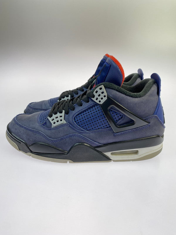 【中古品】【メンズ/レディース】 NIKE ナイキ AIR JORDAN 4 RETRO WNTR CQ9597-401 エアジョーダン4 レトロ WNTR スニーカー シューズ 靴 166-251208-em-24-min サイズ：25.0ｃｍ カラー：ロイヤルブルー/ホワイト/ブラック 万代Net店