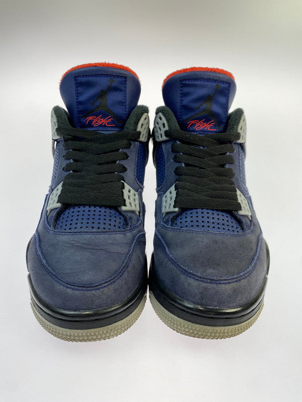 【中古品】【メンズ/レディース】 NIKE ナイキ AIR JORDAN 4 RETRO WNTR CQ9597-401 エアジョーダン4 レトロ WNTR スニーカー シューズ 靴 166-251208-em-24-min サイズ：25.0ｃｍ カラー：ロイヤルブルー/ホワイト/ブラック 万代Net店