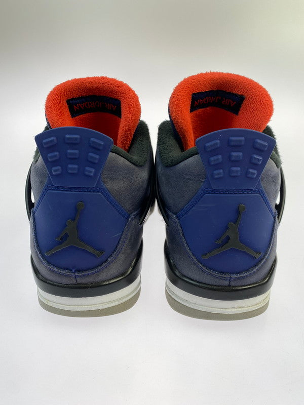 【中古品】【メンズ/レディース】 NIKE ナイキ AIR JORDAN 4 RETRO WNTR CQ9597-401 エアジョーダン4 レトロ WNTR スニーカー シューズ 靴 166-251208-em-24-min サイズ：25.0ｃｍ カラー：ロイヤルブルー/ホワイト/ブラック 万代Net店