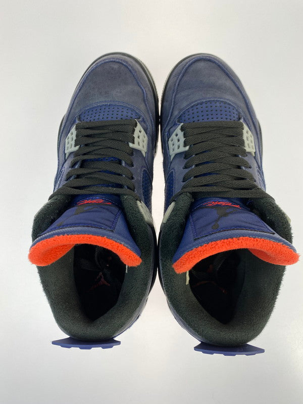【中古品】【メンズ/レディース】 NIKE ナイキ AIR JORDAN 4 RETRO WNTR CQ9597-401 エアジョーダン4 レトロ WNTR スニーカー シューズ 靴 166-251208-em-24-min サイズ：25.0ｃｍ カラー：ロイヤルブルー/ホワイト/ブラック 万代Net店
