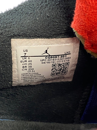 【中古品】【メンズ/レディース】 NIKE ナイキ AIR JORDAN 4 RETRO WNTR CQ9597-401 エアジョーダン4 レトロ WNTR スニーカー シューズ 靴 166-251208-em-24-min サイズ：25.0ｃｍ カラー：ロイヤルブルー/ホワイト/ブラック 万代Net店
