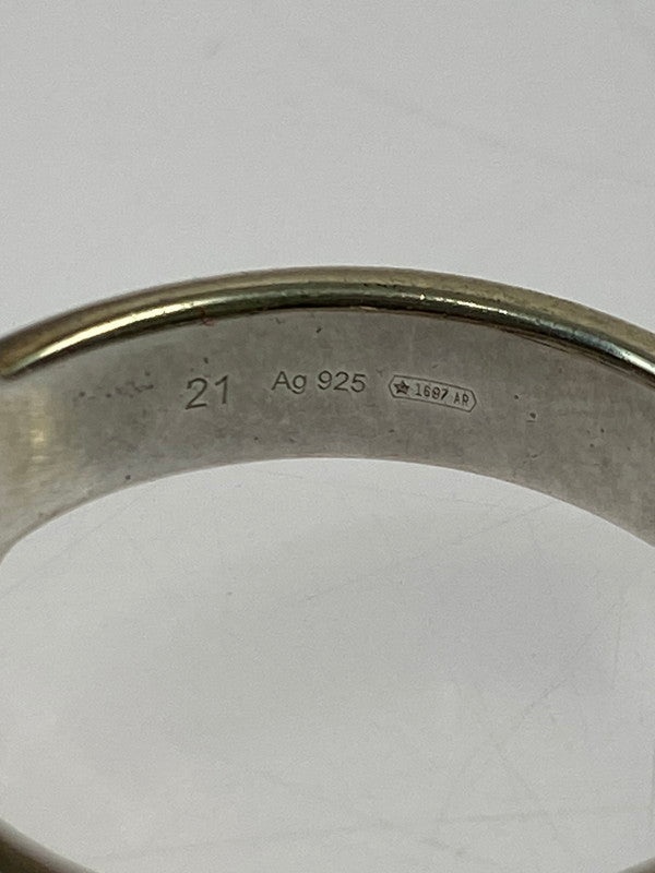 【中古品】【メンズ/レディース】 GUCCI グッチ インターロッキング Gリング 指輪 シルバー 925 182-251208-em-34-min カラー：シルバー 万代Net店