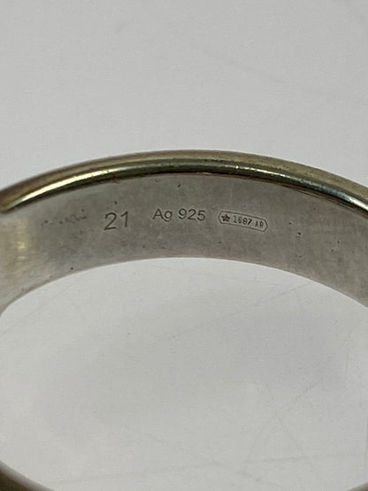 【中古品】【メンズ/レディース】 GUCCI グッチ インターロッキング Gリング 指輪 シルバー 925 182-251208-em-34-min カラー：シルバー 万代Net店