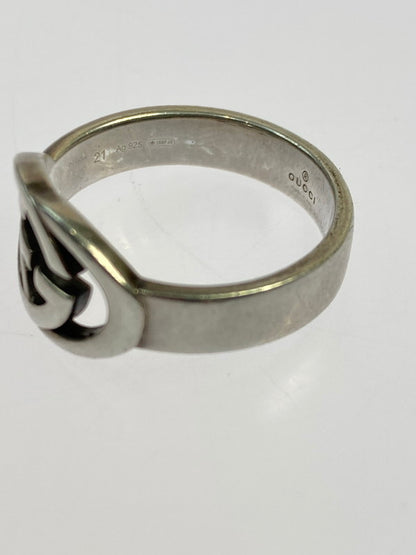 【中古品】【メンズ/レディース】 GUCCI グッチ インターロッキング Gリング 指輪 シルバー 925 182-251208-em-34-min カラー：シルバー 万代Net店