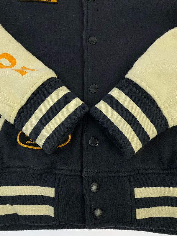 【中古品】【メンズ】 VANSON バンソン スタジャン メンズ アウター スタジアムジャンパー フード欠品 145-251205-em-45-min サイズ：L カラー：ネイビー/ホワイト 万代Net店