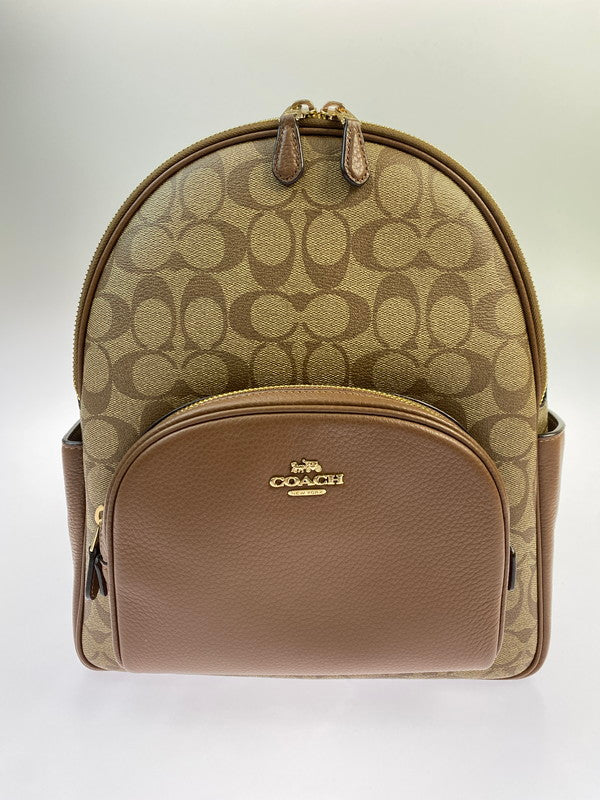 【中古品】【レディース】 GUCCI グッチ シグネチャー コート バックパック 5671 リュックサック レディース カバン 180-251208-em-31-min カラー：ブラウン 万代Net店