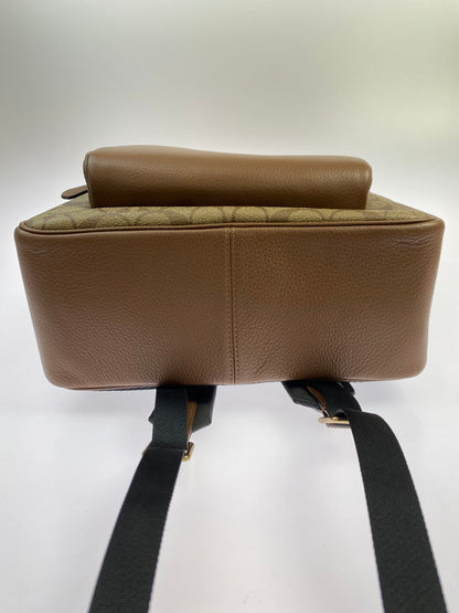 【中古品】【レディース】 GUCCI グッチ シグネチャー コート バックパック 5671 リュックサック レディース カバン 180-251208-em-31-min カラー：ブラウン 万代Net店