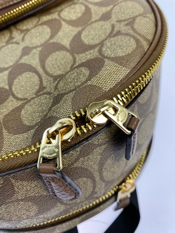【中古品】【レディース】 GUCCI グッチ シグネチャー コート バックパック 5671 リュックサック レディース カバン 180-251208-em-31-min カラー：ブラウン 万代Net店