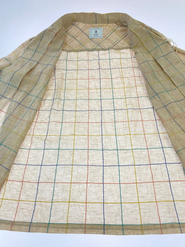 【中古美品】【メンズ】 TUITACI ツイタチ 24SS オーバーサイズ オープンカラーシャツ T24SS-SH09 メンズ トップス 長袖 140-251205-em-39-min サイズ：2 カラー：ベージュ系 万代Net店