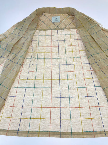 【中古美品】【メンズ】 TUITACI ツイタチ 24SS オーバーサイズ オープンカラーシャツ T24SS-SH09 メンズ トップス 長袖 140-251205-em-39-min サイズ：2 カラー：ベージュ系 万代Net店