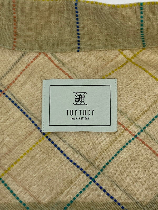 【中古美品】【メンズ】 TUITACI ツイタチ 24SS オーバーサイズ オープンカラーシャツ T24SS-SH09 メンズ トップス 長袖 140-251205-em-39-min サイズ：2 カラー：ベージュ系 万代Net店