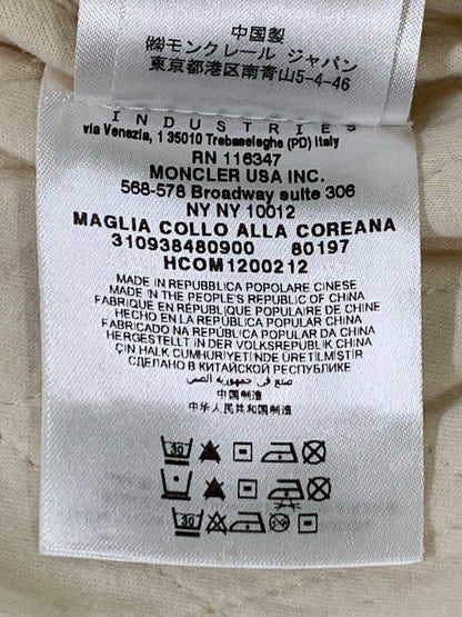【中古品】【レディース】 MONCLER モンクレール 310938480900 MAGLIA COLLO ALLA COREANA トップス 170-251206-zi-19-min サイズ：XS カラー：アイボリー 万代Net店