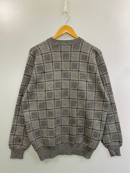 【中古品】【メンズ】 Dunhill ダンヒル 80-90S MERINO WOOL CASHMERE KNIT カシミヤニット トップス 141-251206-zi-02-min サイズ：M カラー：グレー系 万代Net店