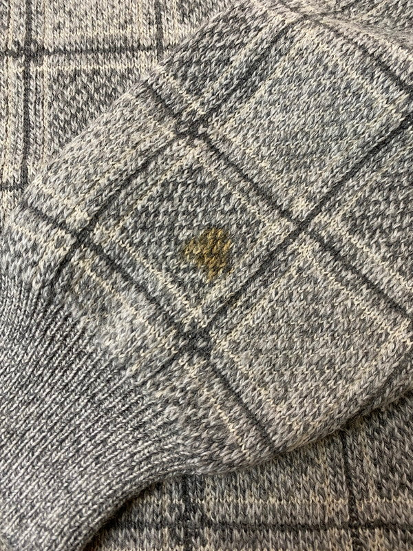 【中古品】【メンズ】 Dunhill ダンヒル 80-90S MERINO WOOL CASHMERE KNIT カシミヤニット トップス 141-251206-zi-02-min サイズ：M カラー：グレー系 万代Net店