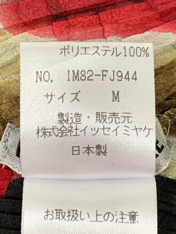 【中古品】【メンズ】 ISSEY MIYAKE イッセイミヤケ IM82-FJ944 サテン プリーツ加工 L S シャツ トップス 140-251206-zi-20-min サイズ：M カラー：マルチカラー 万代Net店
