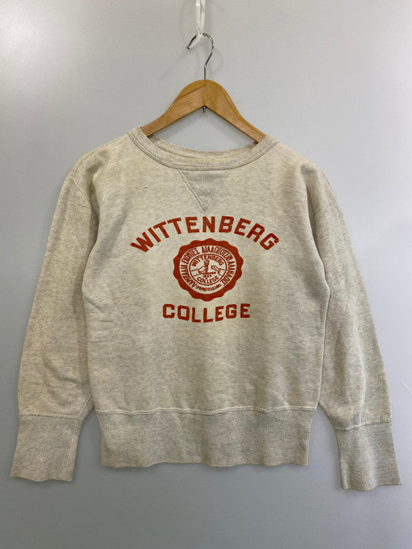 【現状渡し品】【メンズ】 UNKNOWN VINTAGE 50's 前V COLLEGE SWEATSHIRT ヴィンテージ 50年代 前V カレッジ スウェットシャツ トップス トレーナー 146-251210-kk-45-min サイズ：表記なし 下記参照 カラー：グレー 万代Net店