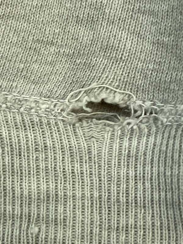 【現状渡し品】【メンズ】 wilson ウィルソン 50's 前V COLLEGE SWEATSHIRT VINTAGE カレッジスウェットシャツ トップス トレーナー ヴィンテージ 146-251207-kk-12-min サイズ：M カラー：グレー 万代Net店