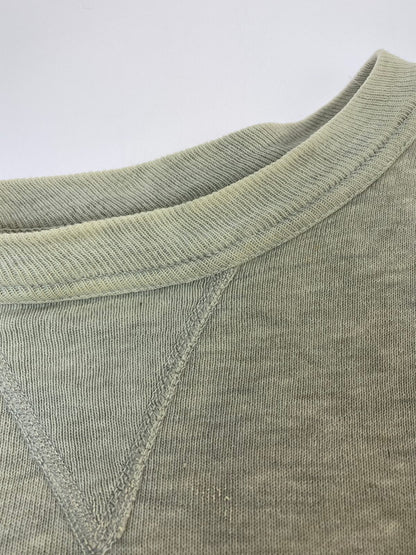 【現状渡し品】【メンズ】 wilson ウィルソン 50's 前V COLLEGE SWEATSHIRT VINTAGE カレッジスウェットシャツ トップス トレーナー ヴィンテージ 146-251207-kk-12-min サイズ：M カラー：グレー 万代Net店