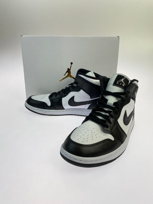 【中古美品】【メンズ】 NIKE ナイキ WMNS AIR JORDAN 1 MID DV0991-101 ウィメンズ エア ジョーダン 1 ミッド スニーカー 靴 160-251209-kk-03-min カラー：WHITE/BLACK-WHITE 万代Net店