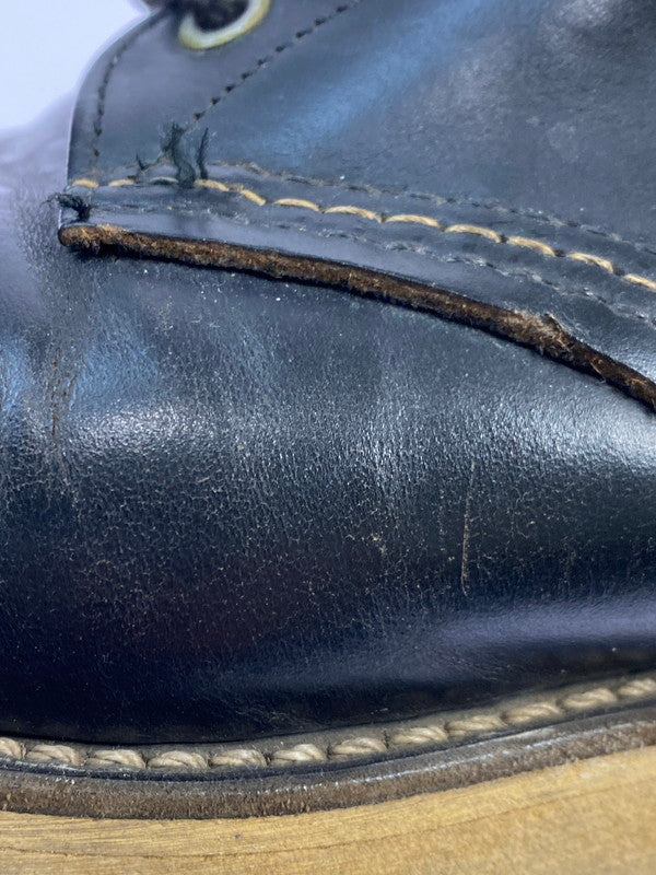 【現状渡し品】【メンズ】 RED WING レッドウィング 90's 8165 6 inch CLASSIC ROUND BOOTS IRISH SETTER 90年代 6インチ クラシック ラウンドブーツ 革靴 164-251209-kk-12-min サイズ：9.5 カラー：ブラック 万代Net店